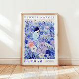 Durham Flower Market Poster