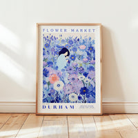 Durham Flower Market Poster
