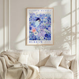 Durham Flower Market Poster
