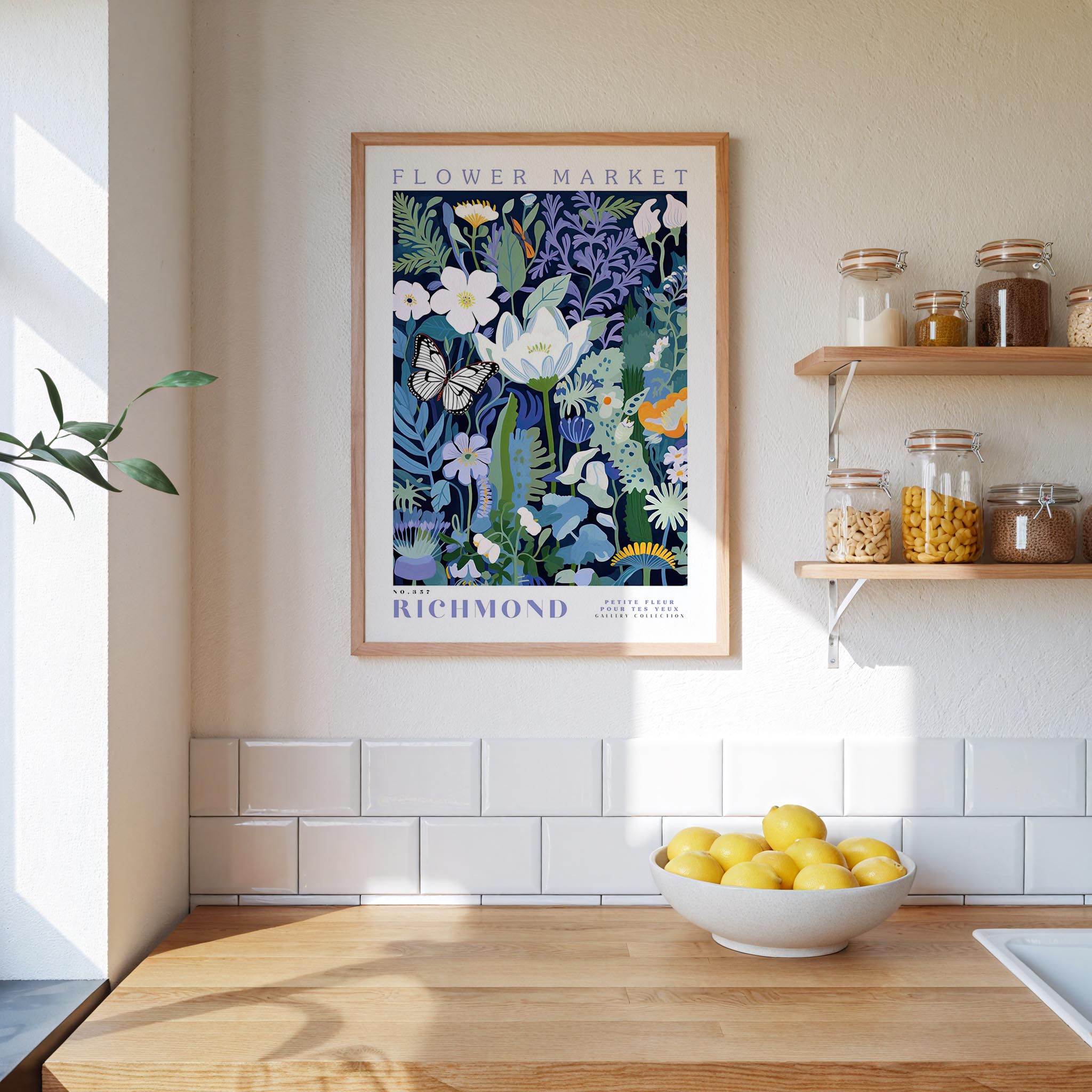 Richmond Flower Market Poster