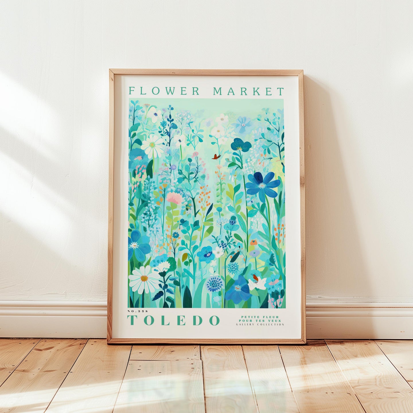 Toledo Flower Market Poster