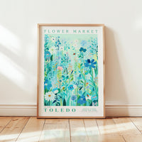 Toledo Flower Market Poster