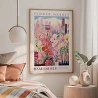 Bakersfield Flower Market Poster