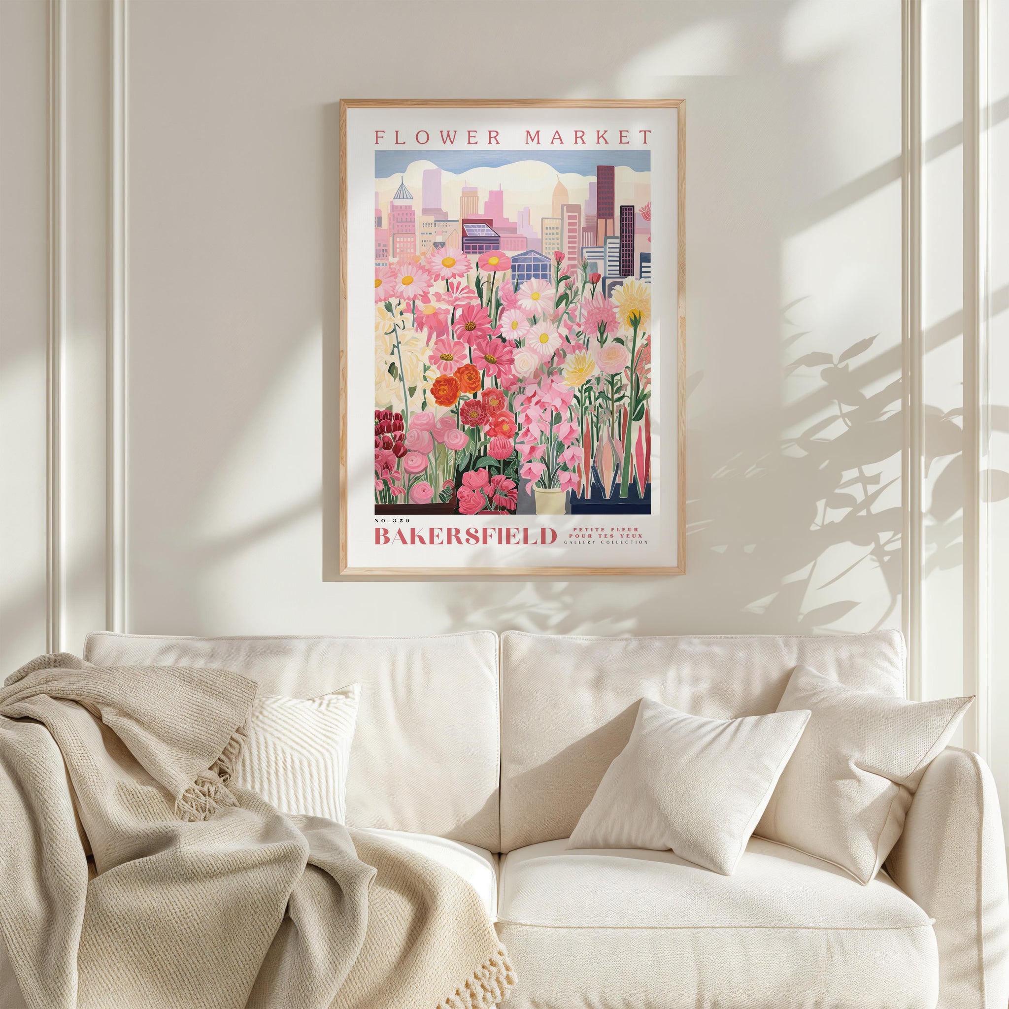 Bakersfield Flower Market Poster