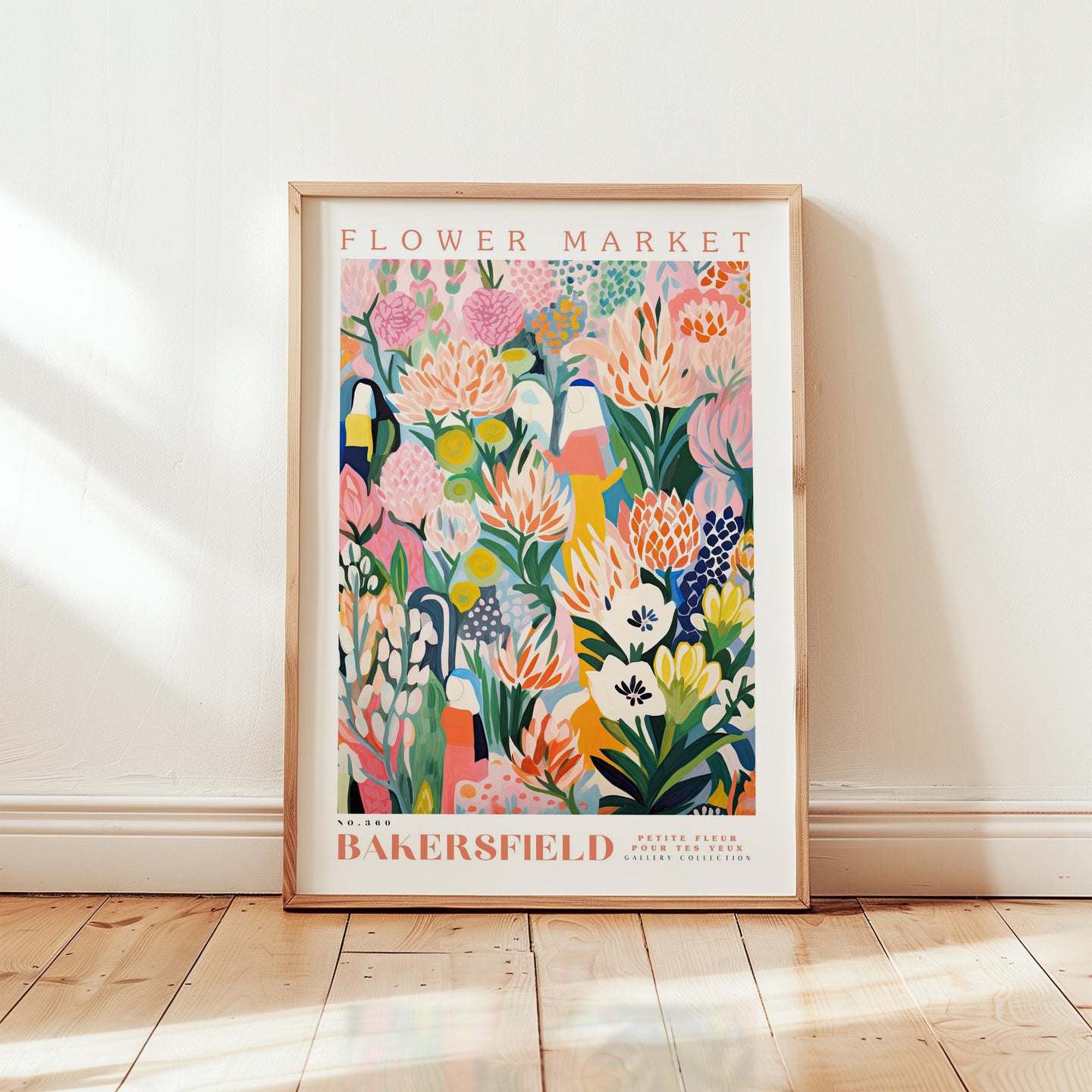 Bakersfield Flower Market Poster