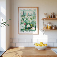 Oakland Flower Market Poster