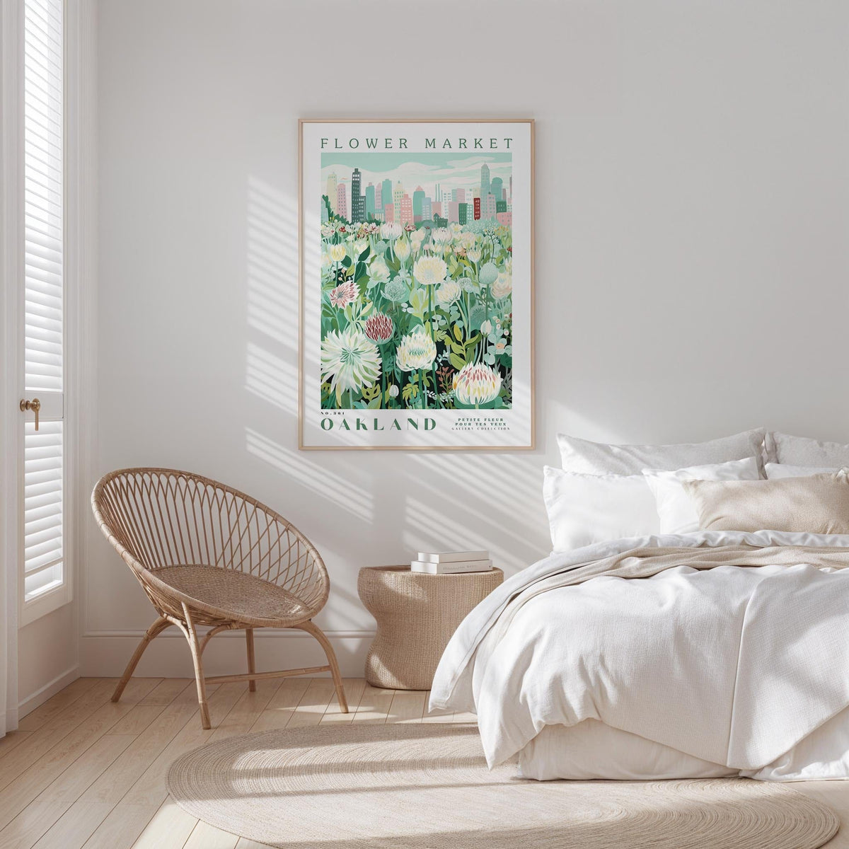 Oakland Flower Poster