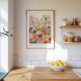 Los Angeles Flower Market Poster