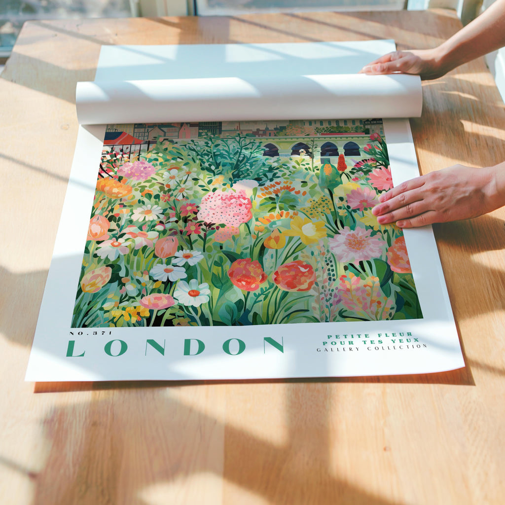 London Flower Poster