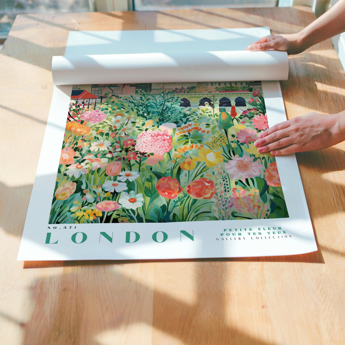 London Flower Poster