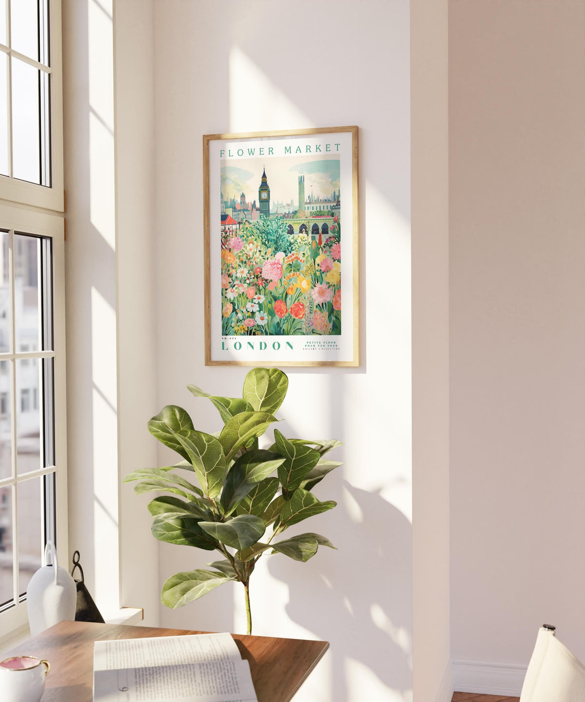 London Flower Poster