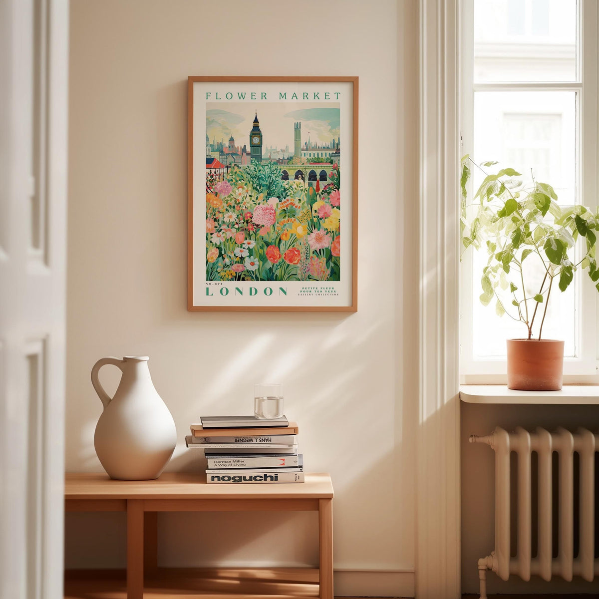 London Flower Poster