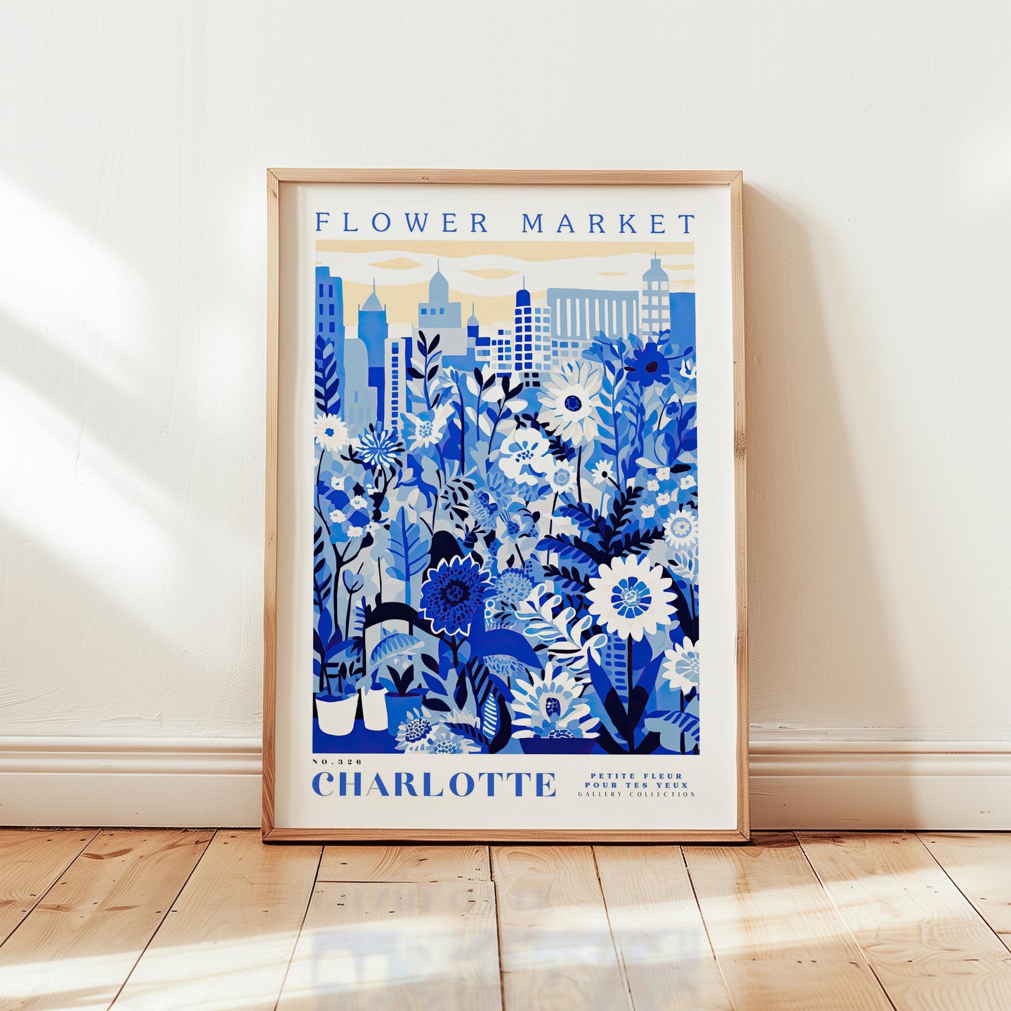 Charlotte Flower Market Poster