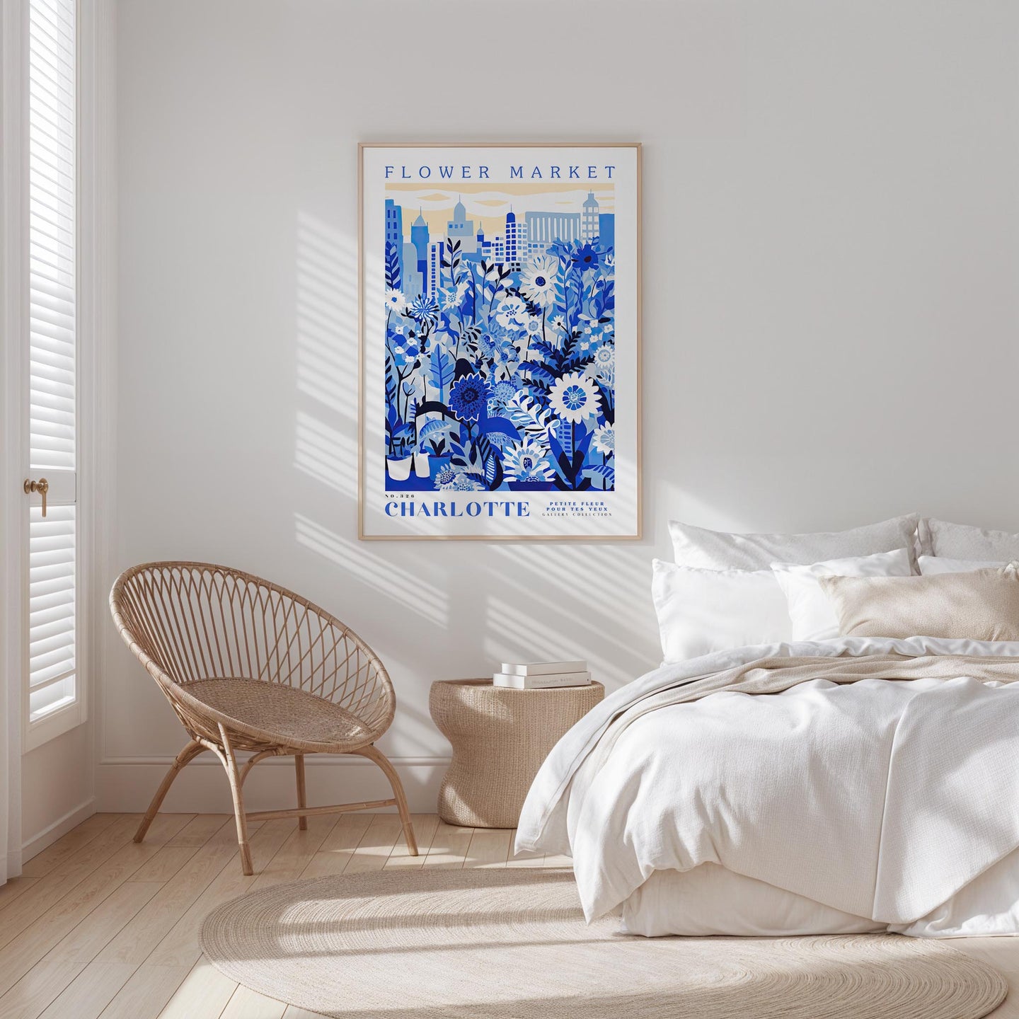 Charlotte Flower Market Poster