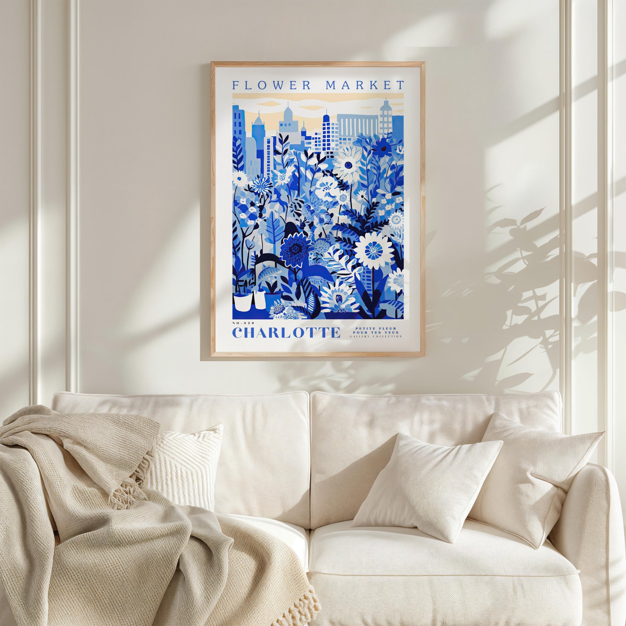 Charlotte Flower Market Poster