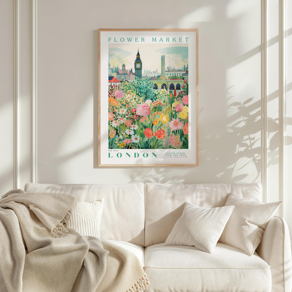 London Flower Poster