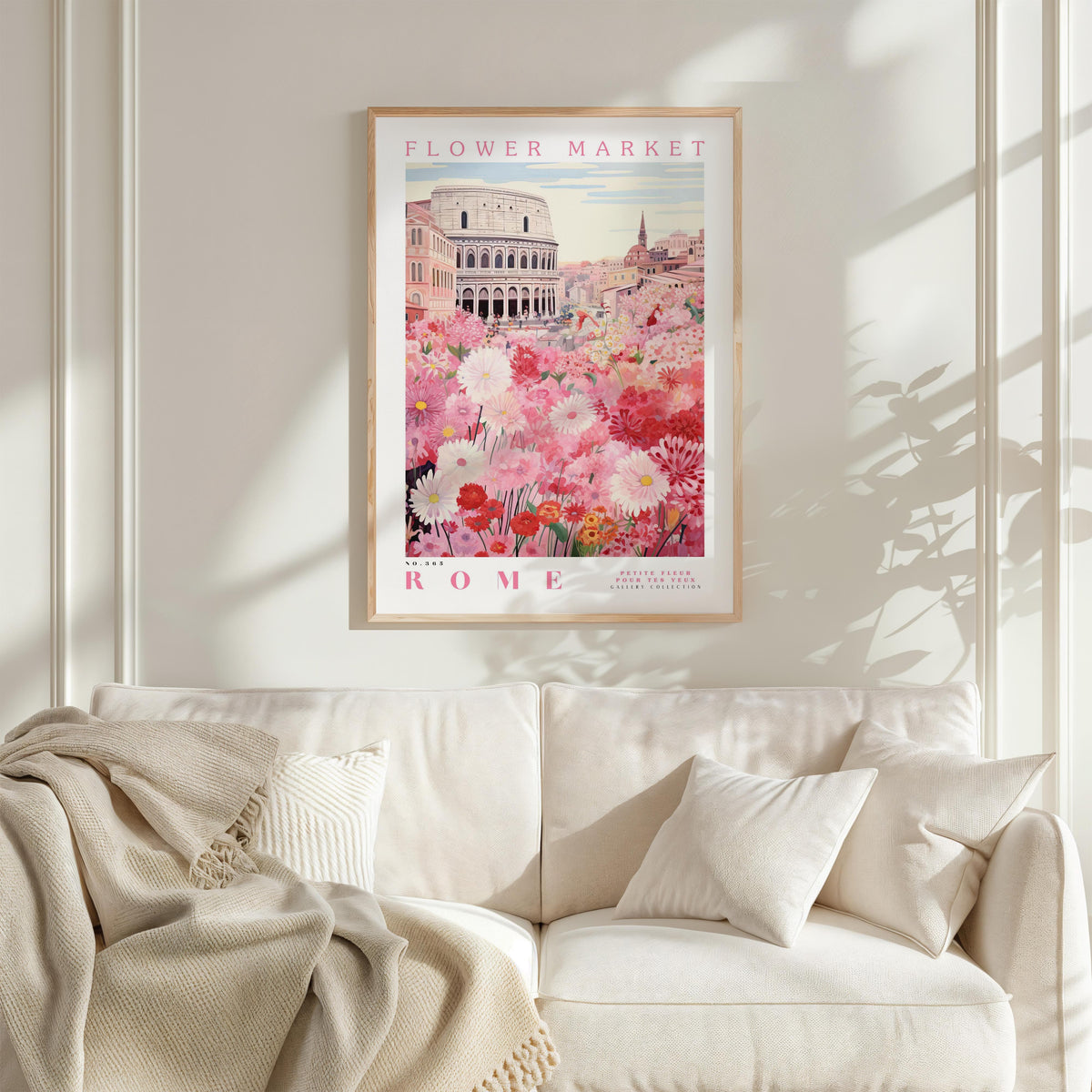 Rome Flower Poster