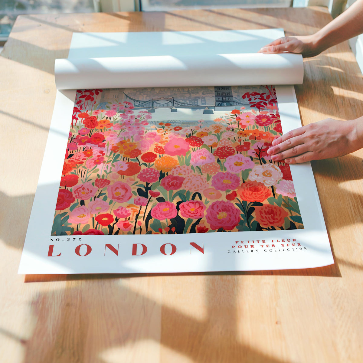 London Flower Poster