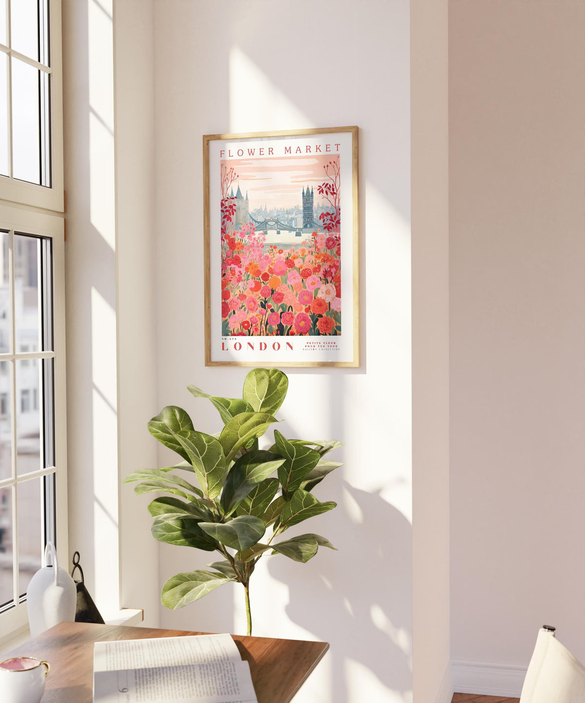London Flower Poster