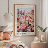 Detroit Flower Market Poster