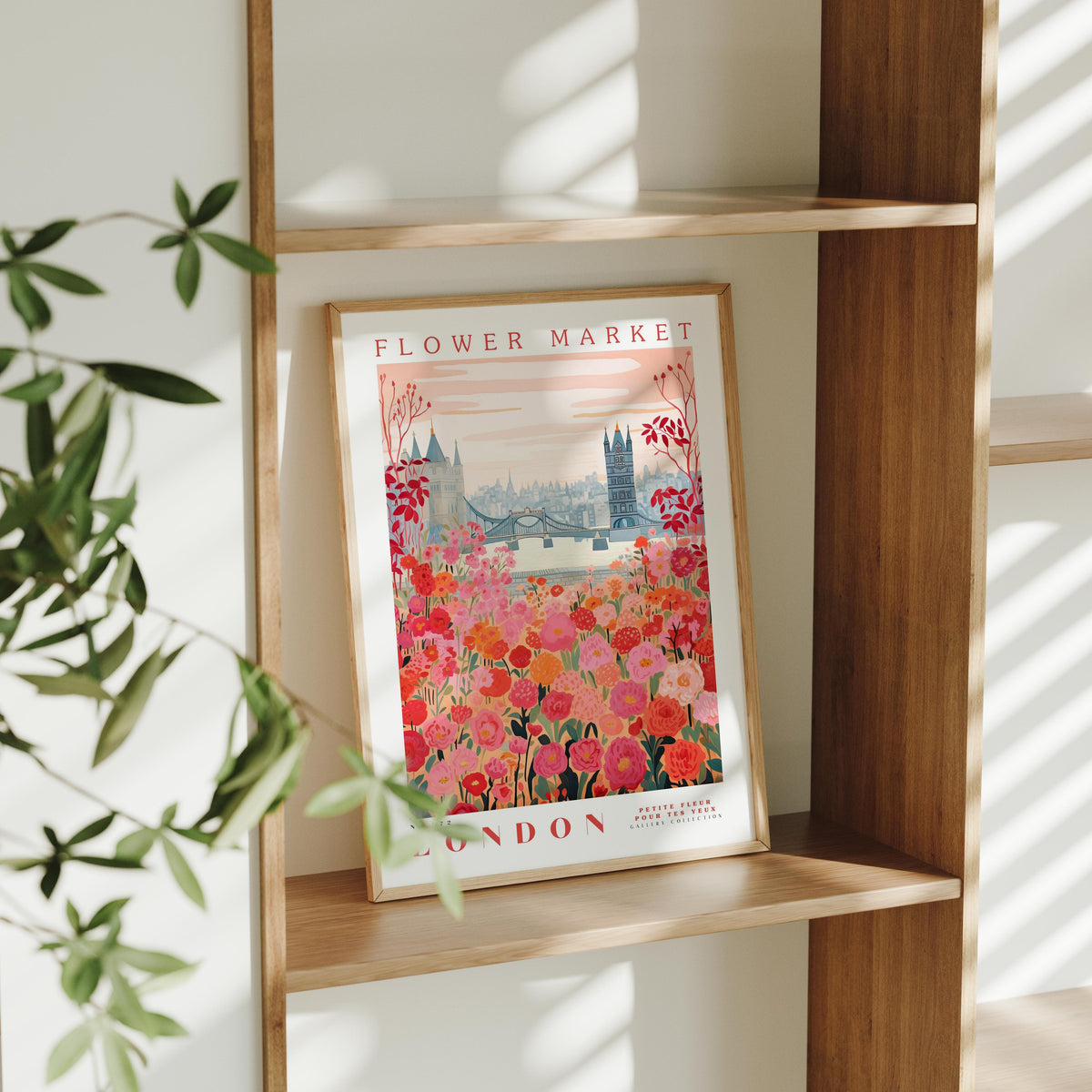 London Flower Poster