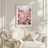 Detroit Flower Market Poster