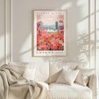 London Flower Poster
