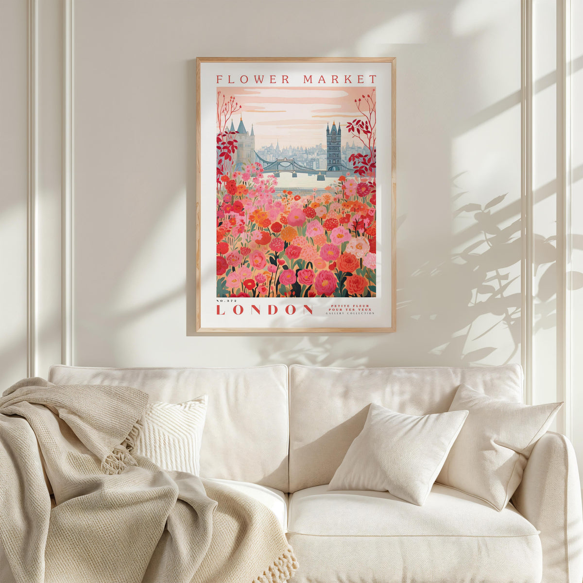 London Flower Poster