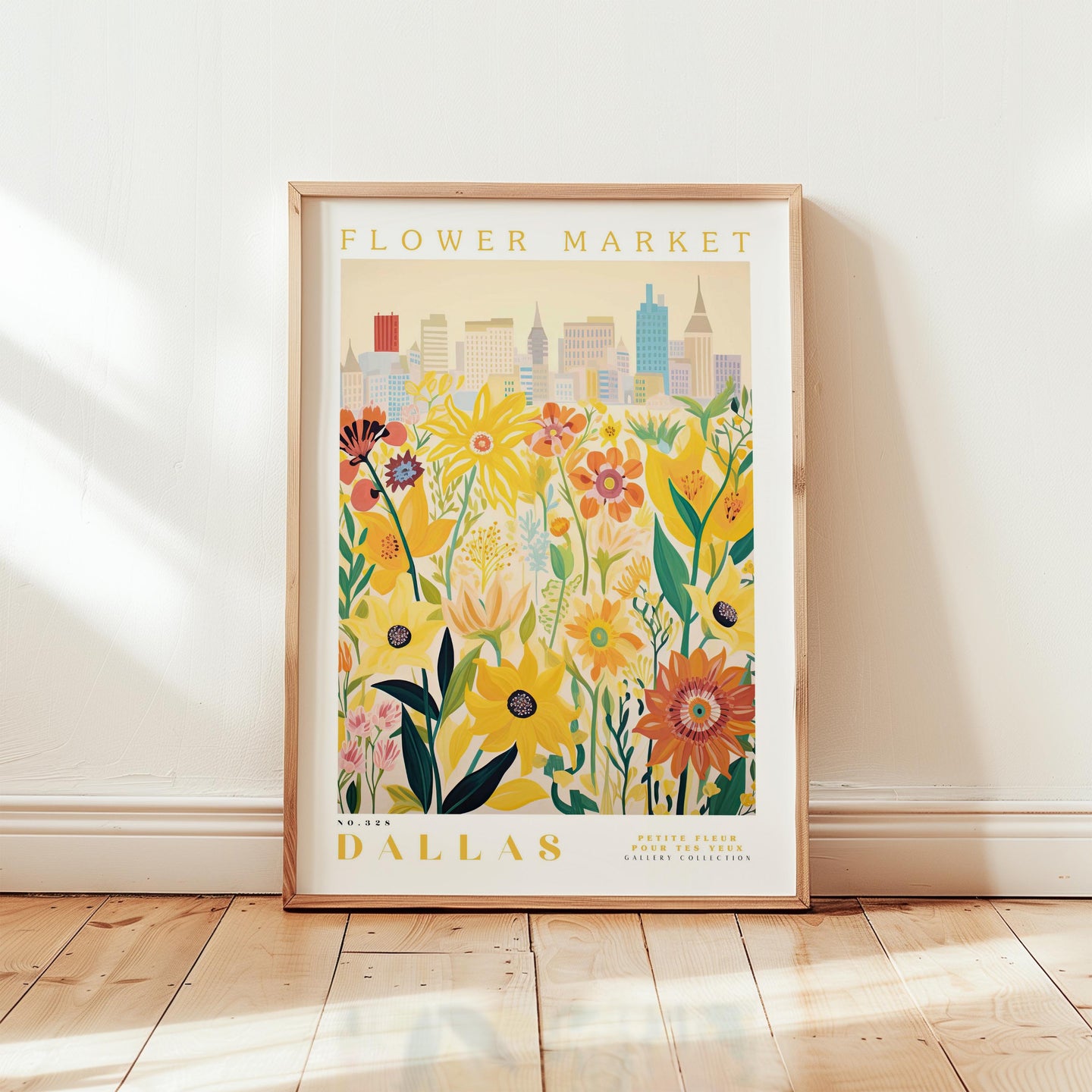Dallas Flower Market Poster
