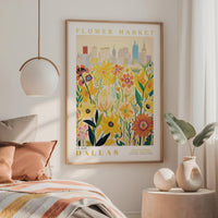 Dallas Flower Market Poster