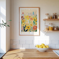Dallas Flower Market Poster