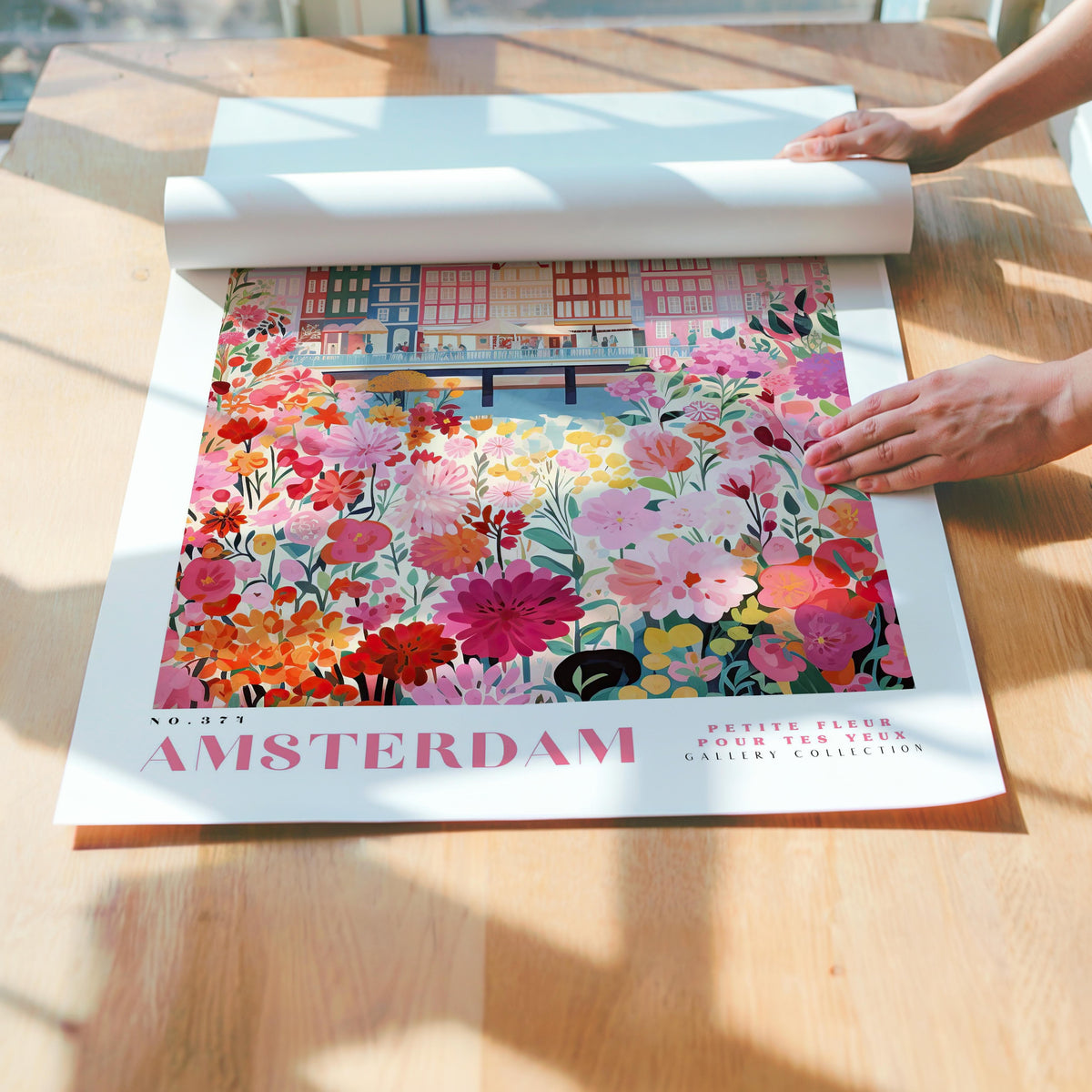 Amsterdam Flower Poster