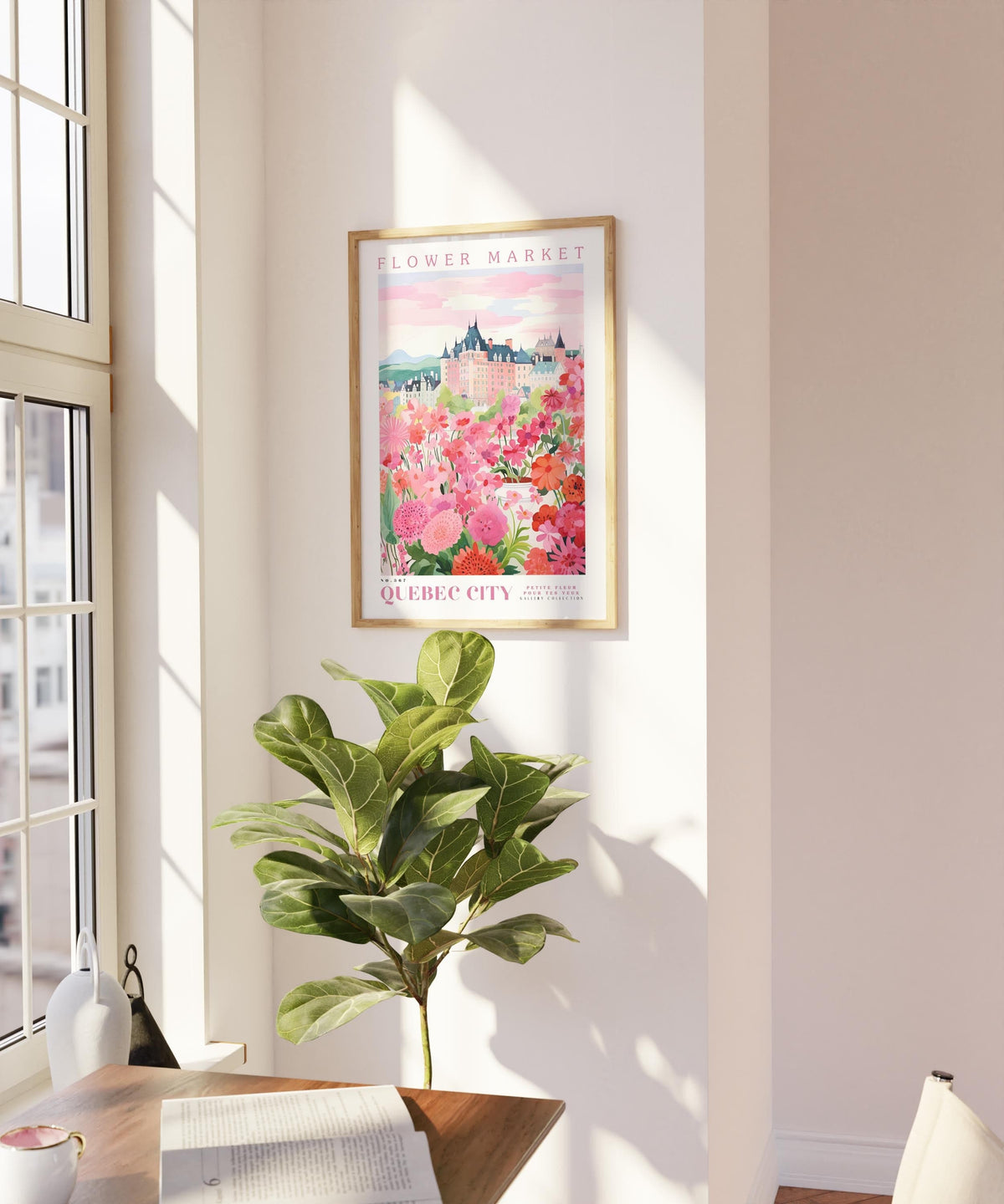 Quebec Flower Poster