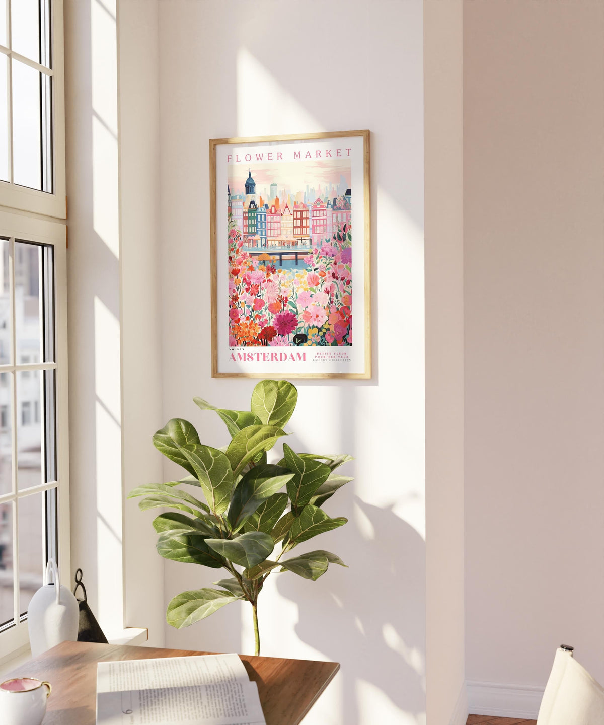 Amsterdam Flower Poster