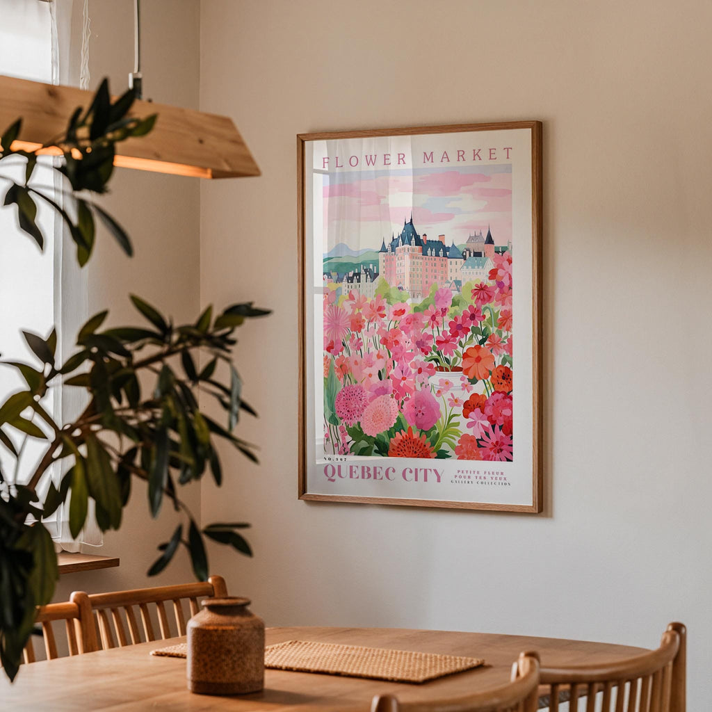 Quebec Flower Poster
