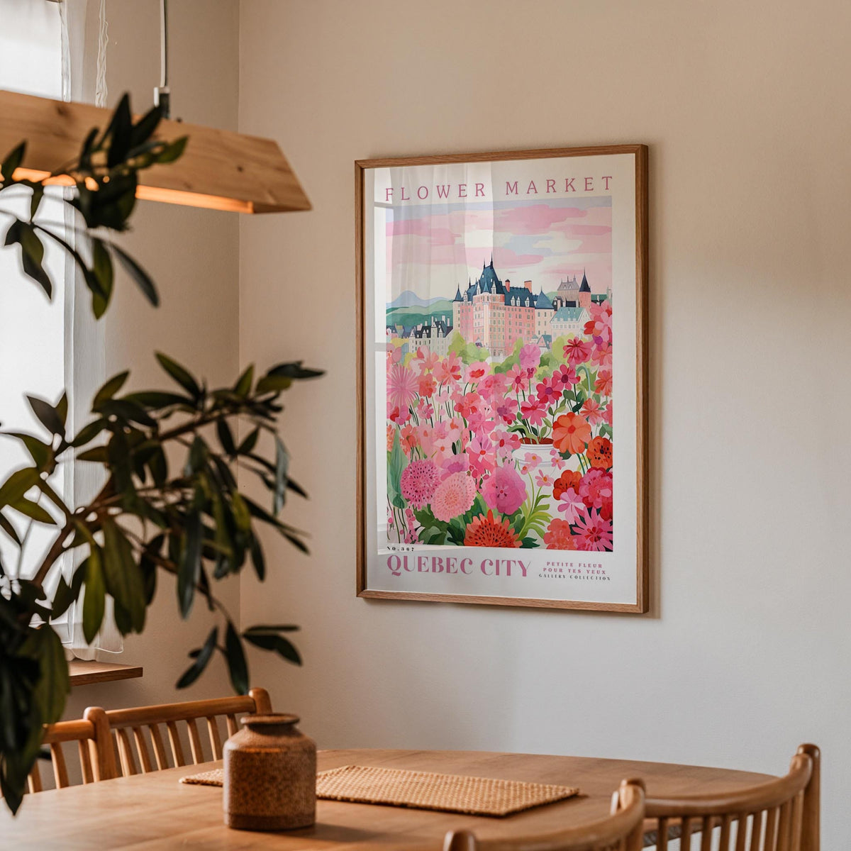 Quebec Flower Poster