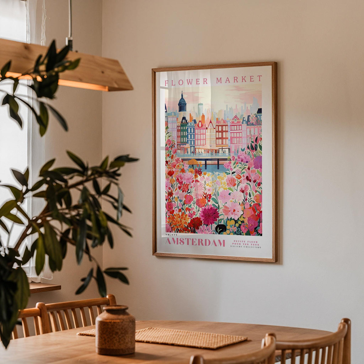 Amsterdam Flower Poster