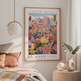 El Paso Flower Market Poster