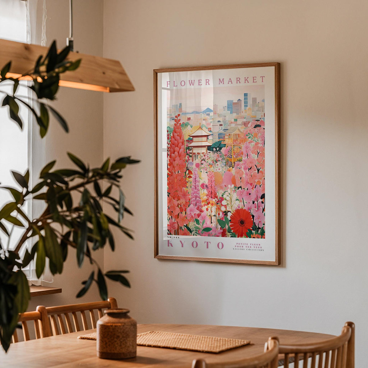 Kyoto Flower Poster