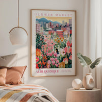 Albuquerque Flower Market Poster