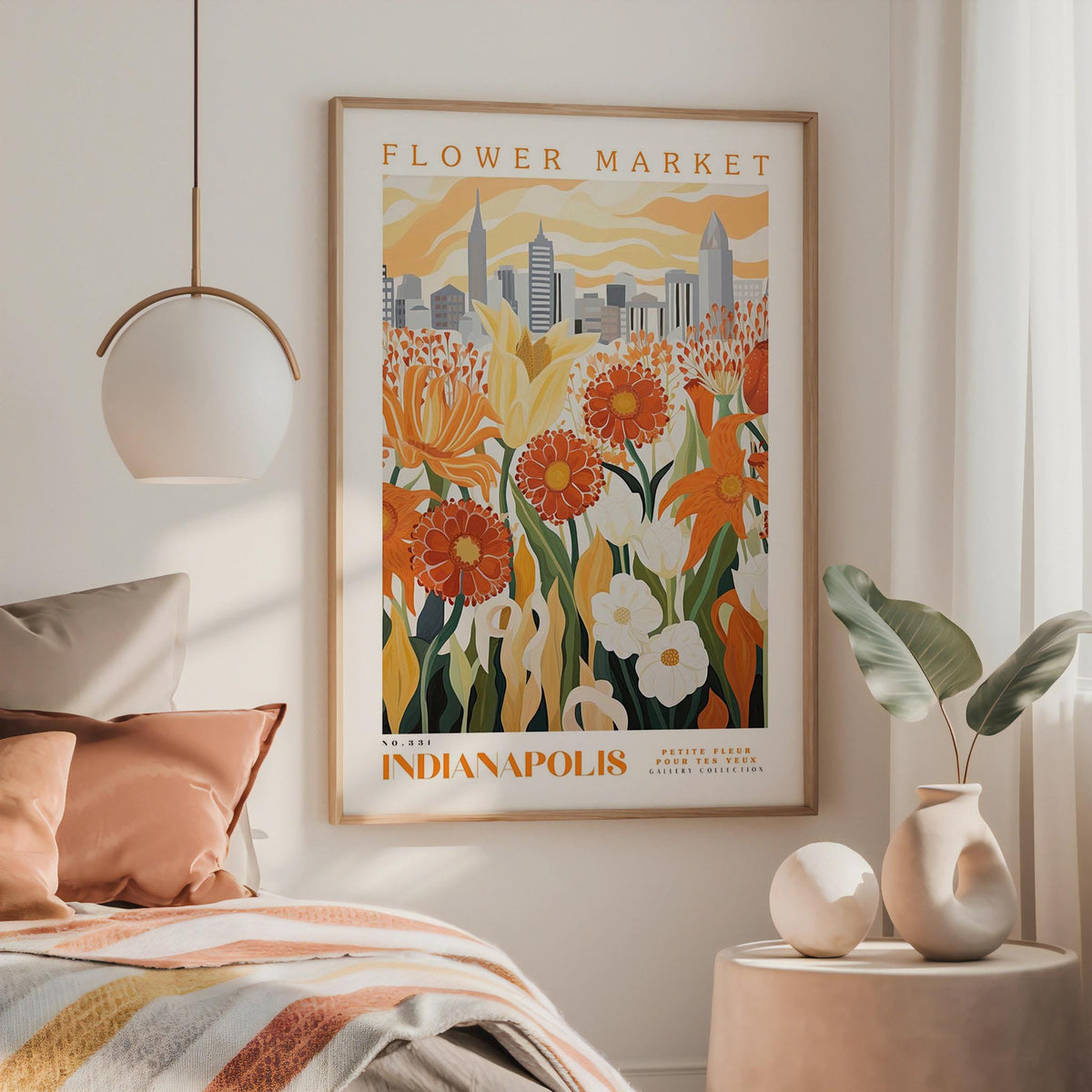 Indianapolis Flower Poster