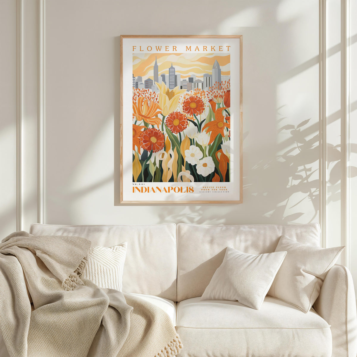 Indianapolis Flower Poster