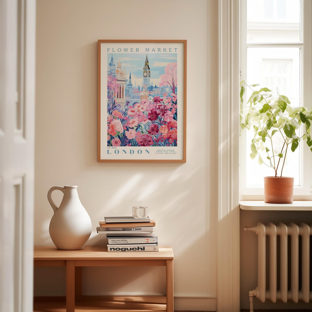London Flower Poster