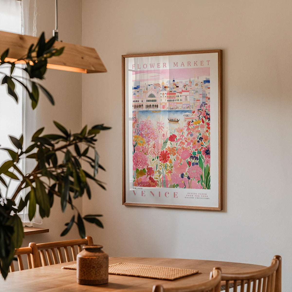 Venice Flower Poster