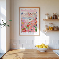 Venice Flower Poster