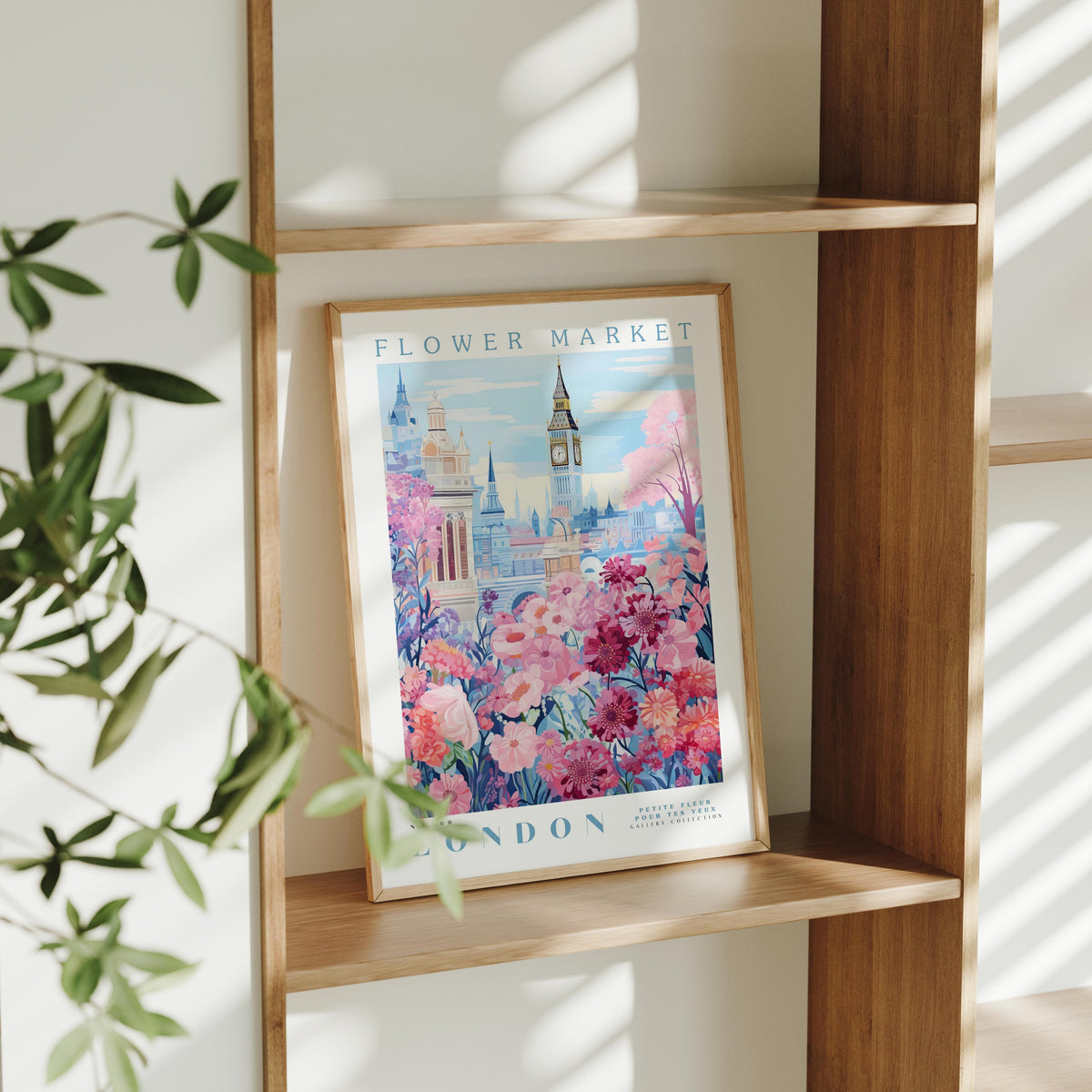 London Flower Poster