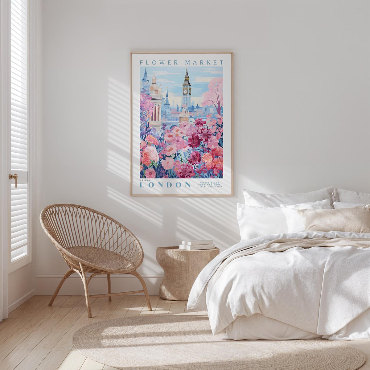 London Flower Poster