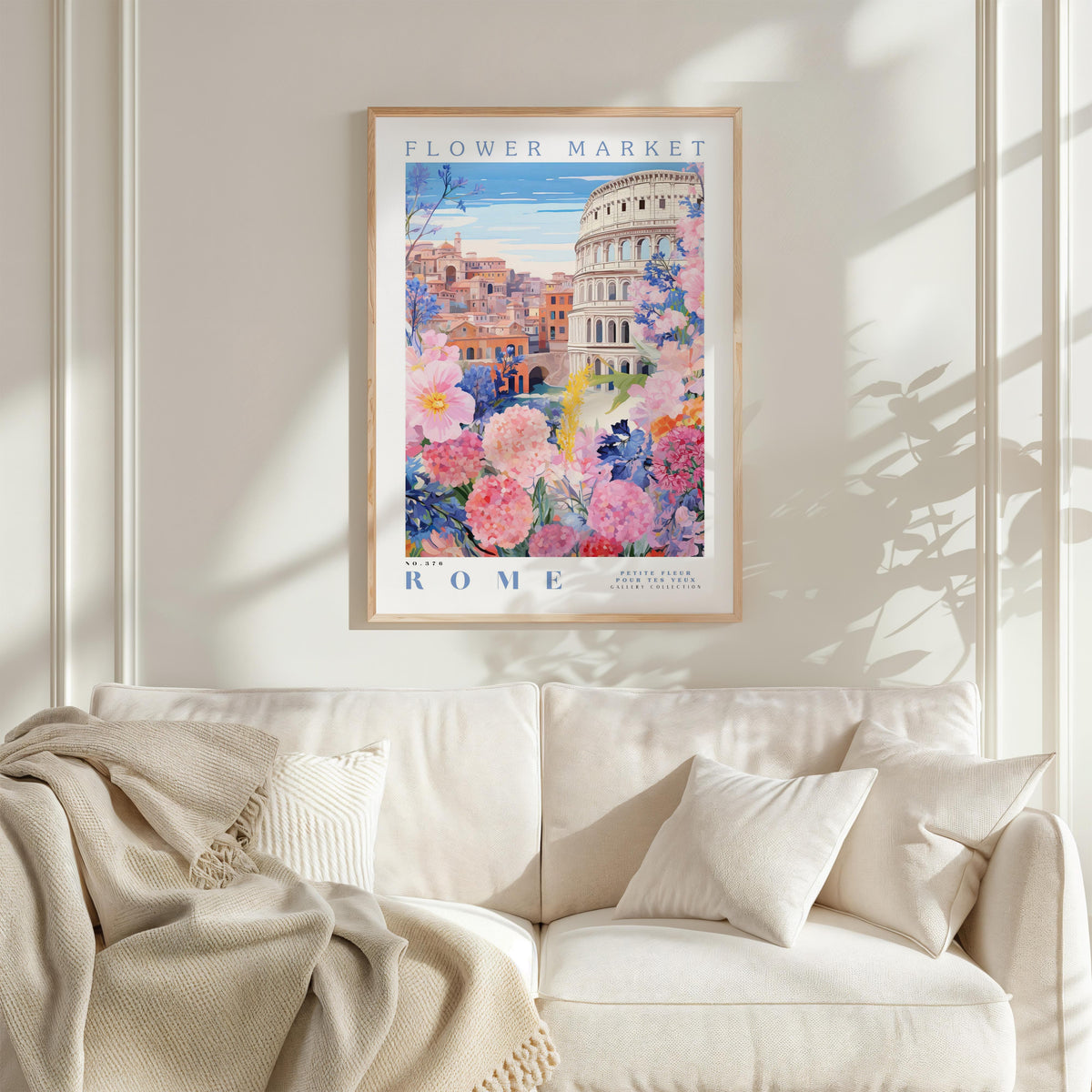 Rome Flower Poster
