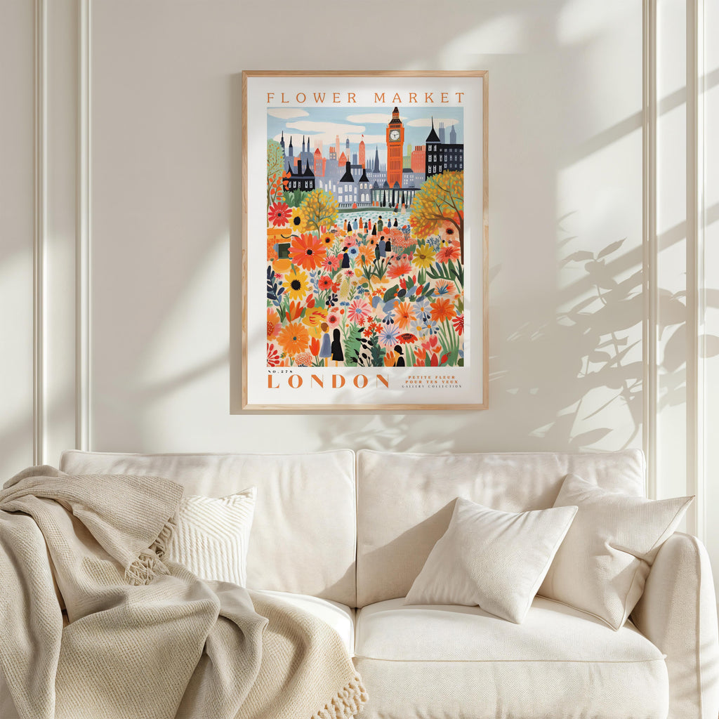 London Flower Poster
