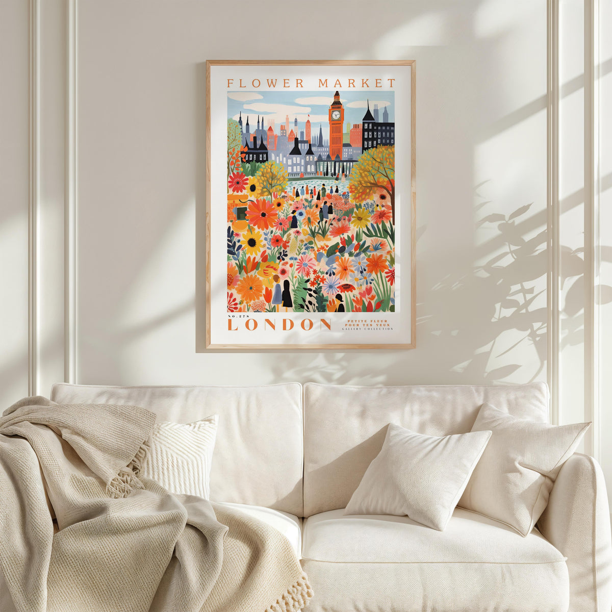 London Flower Poster